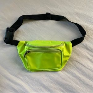 Neon green Fanny pack